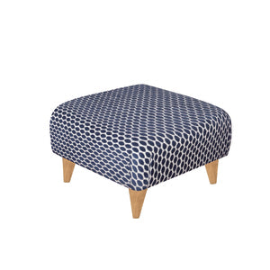 Small Patterned Style Footstool