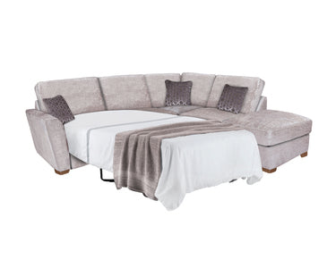 Corner Sofa Bed RHF 1 Armed Inc F/Stool (L2S,RFC,P) - Formal Back